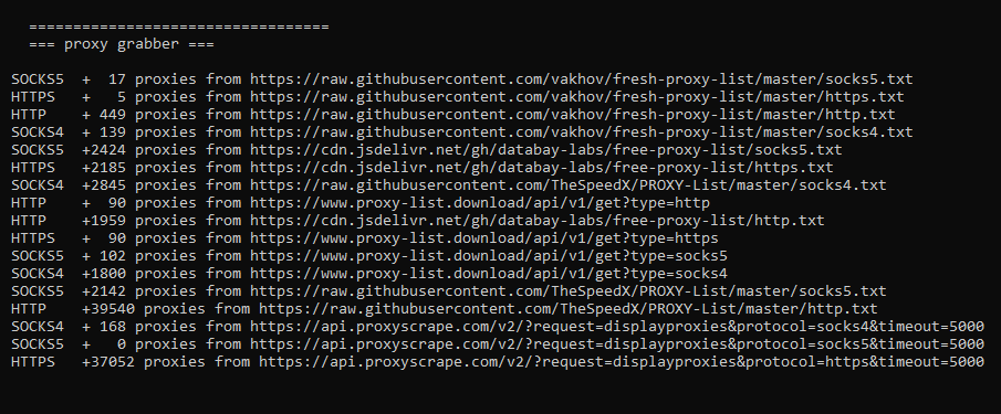 Proxy Manager Screenshot