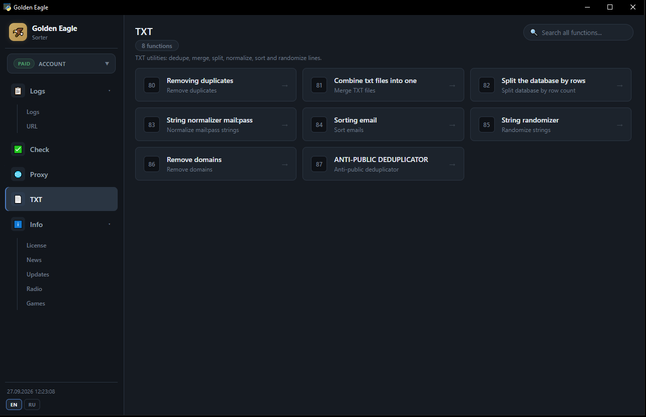 Proxy Manager Screenshot